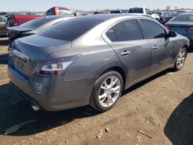 1N4AA5AP5EC456968 - 2014 NISSAN MAXIMA S GRAY photo 3