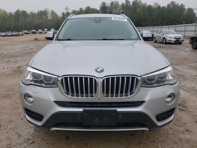 5UXWX9C58F0D50889 - 2015 BMW X3 XDRIVE28I SILVER photo 5