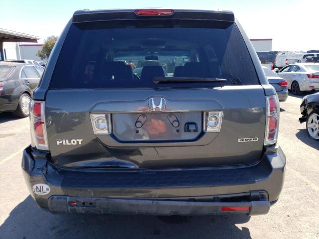 2HKYF18797H527041 - 2007 HONDA PILOT EXL CHARCOAL photo 6