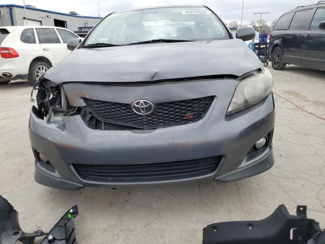 1NXBU4EE1AZ263273 - 2010 TOYOTA COROLLA BASE GRAY photo 5