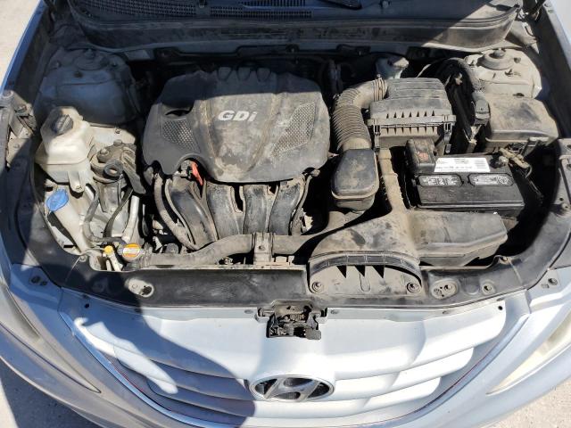 5NPEB4ACXDH507822 - 2013 HYUNDAI SONATA GLS SILVER photo 11