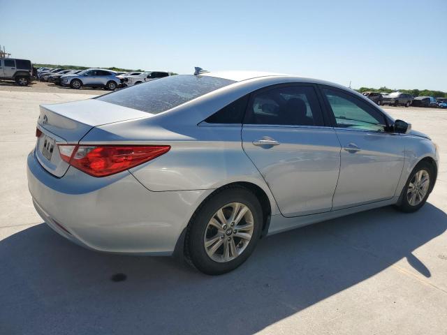 5NPEB4ACXDH507822 - 2013 HYUNDAI SONATA GLS SILVER photo 3