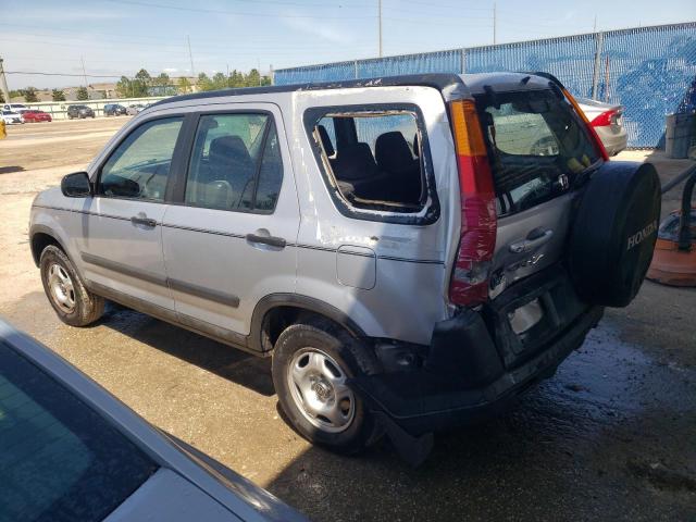 SHSRD68412U001810 - 2002 HONDA CR-V LX SILVER photo 2