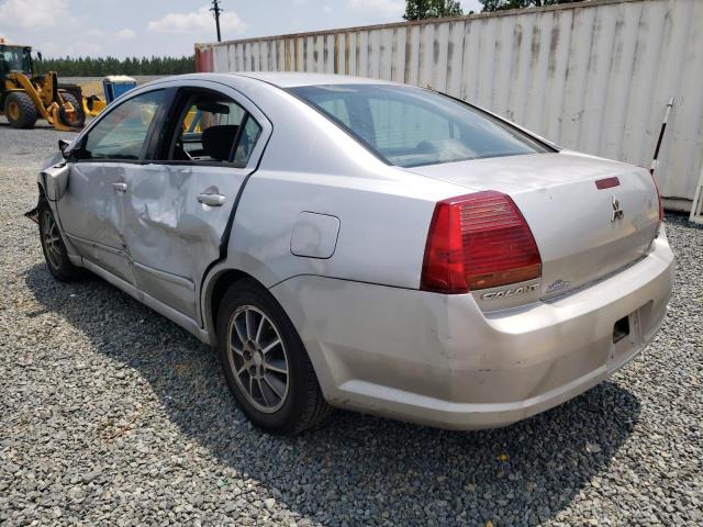 4A3AB36F85E016322 - 2005 MITSUBISHI GALANT ES MEDIUM SILVER photo 3