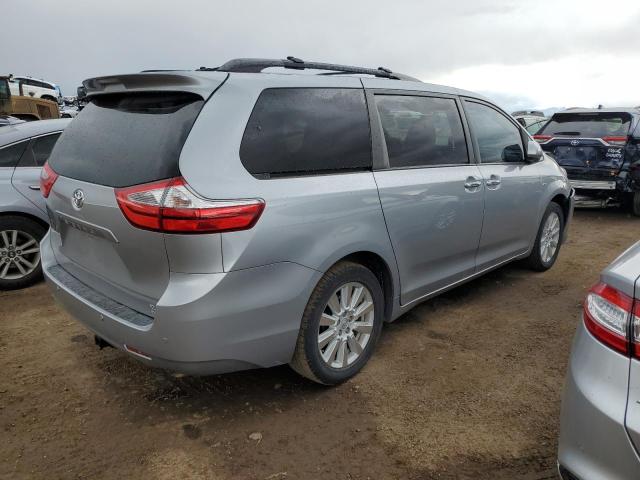 5TDDZ3DC8HS163761 - 2017 TOYOTA SIENNA XLE SILVER photo 3