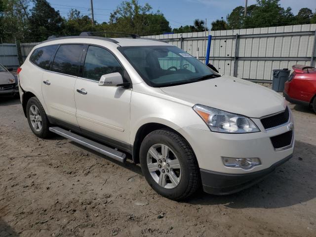 1GNKRJED1BJ152714 - 2011 CHEVROLET TRAVERSE LT WHITE photo 4