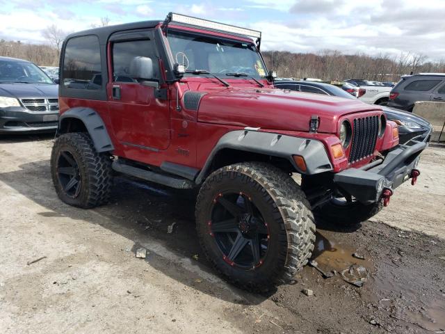 1J4FY29P2XP461419 - 1999 JEEP WRANGLER / SE RED photo 4