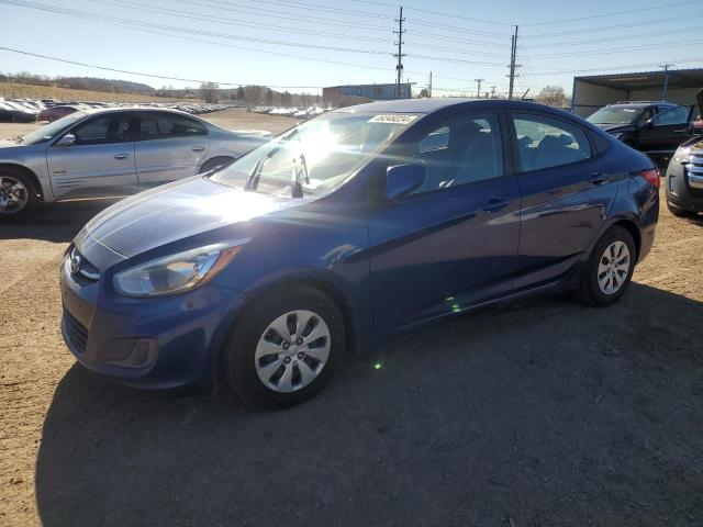 KMHCT4AE1HU186525 - 2017 HYUNDAI ACCENT SE BLUE photo 1