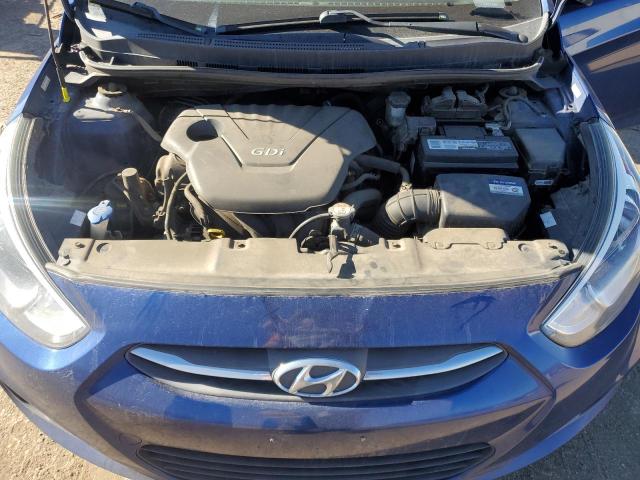 KMHCT4AE1HU186525 - 2017 HYUNDAI ACCENT SE BLUE photo 11