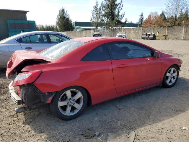 2HGFG12808H511909 - 2008 HONDA CIVIC EX RED photo 3