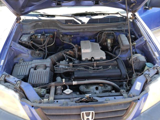 JHLRD28411C007279 - 2001 HONDA CR-V LX BLUE photo 12