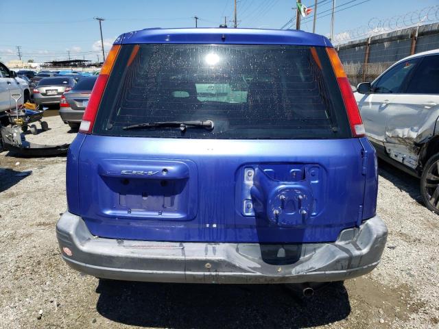 JHLRD28411C007279 - 2001 HONDA CR-V LX BLUE photo 6