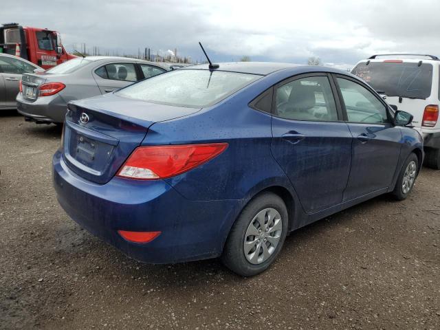 KMHCT4AE3HU312481 - 2017 HYUNDAI ACCENT SE BLUE photo 3