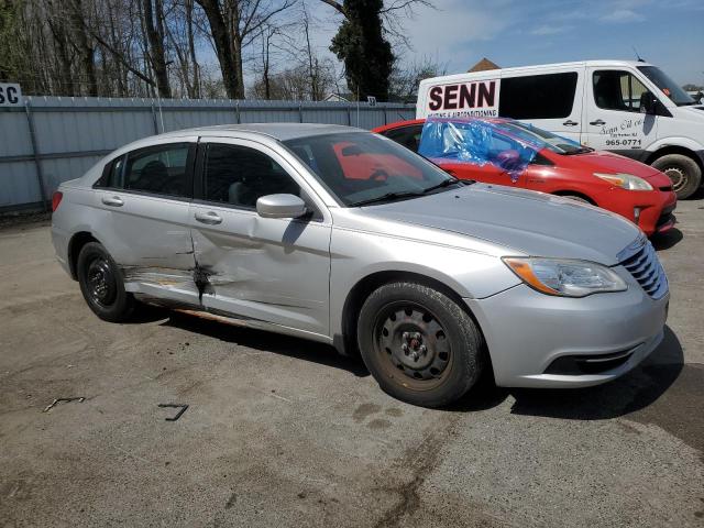 1C3CCBAB7CN281659 - 2012 CHRYSLER 200 LX SILVER photo 4