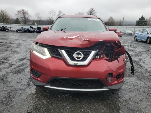 KNMAT2MV2GP604549 - 2016 NISSAN ROGUE S RED photo 5