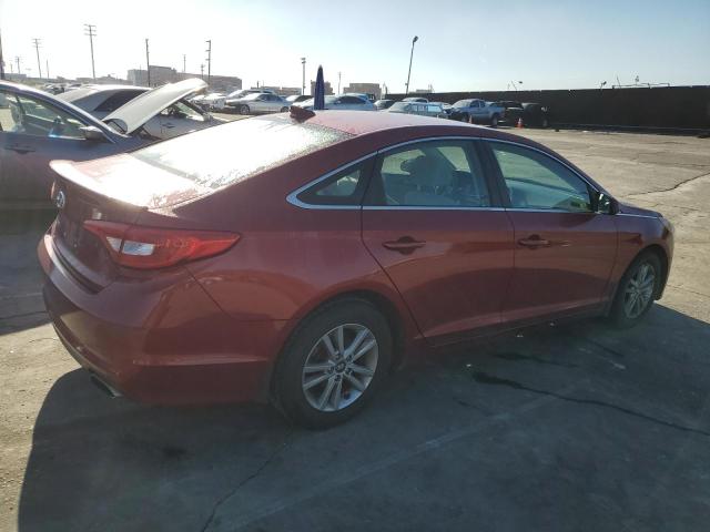 5NPE24AF2FH212257 - 2015 HYUNDAI SONATA SE RED photo 3