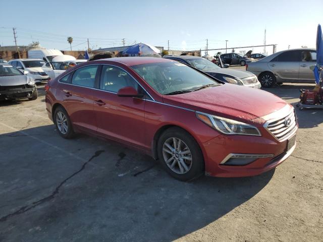 5NPE24AF2FH212257 - 2015 HYUNDAI SONATA SE RED photo 4