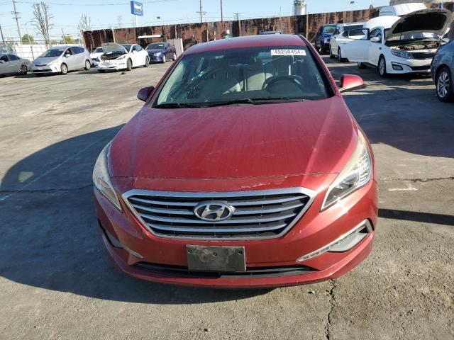 5NPE24AF2FH212257 - 2015 HYUNDAI SONATA SE RED photo 5