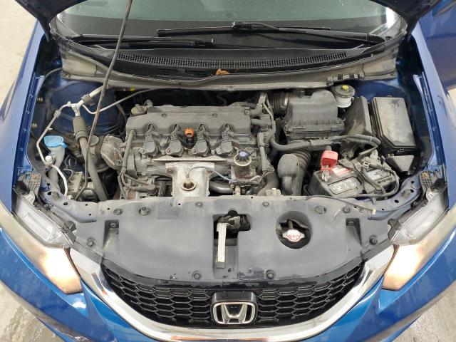 19XFB2F95EE048193 - 2014 HONDA CIVIC EXL ლურჯი ფოტო 11
