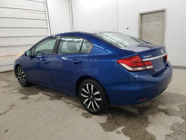 19XFB2F95EE048193 - 2014 HONDA CIVIC EXL ლურჯი ფოტო 2