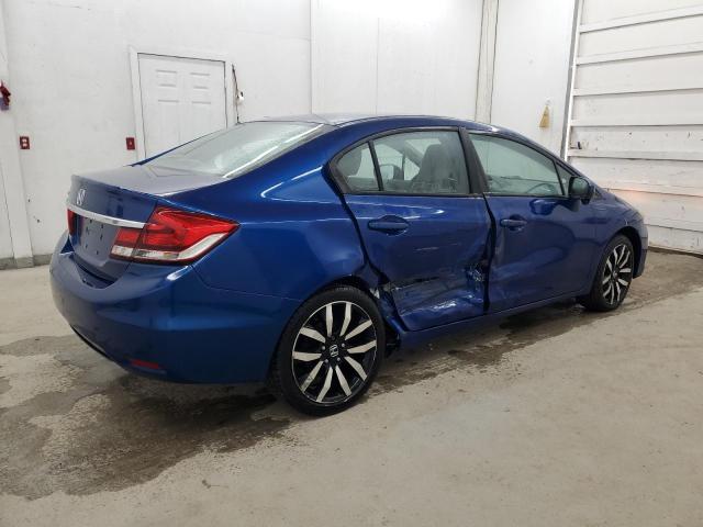 19XFB2F95EE048193 - 2014 HONDA CIVIC EXL ლურჯი ფოტო 3