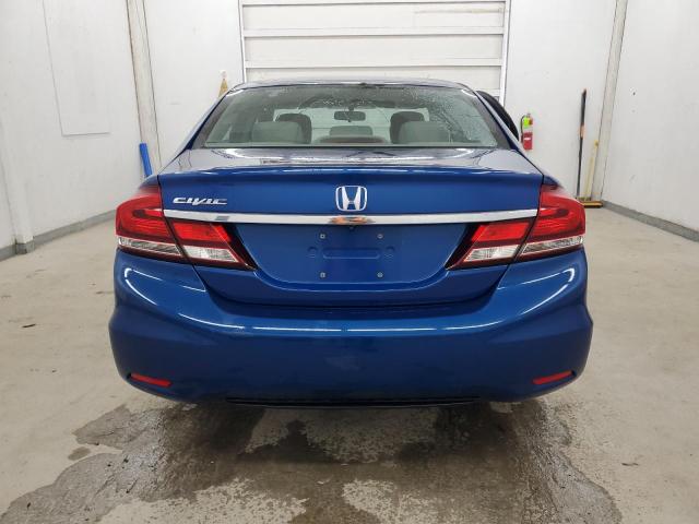 19XFB2F95EE048193 - 2014 HONDA CIVIC EXL ლურჯი ფოტო 6