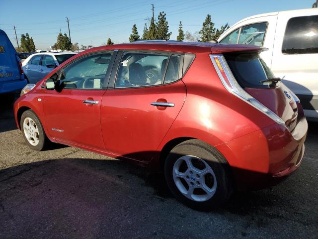 JN1AZ0CP1BT008793 - 2011 NISSAN LEAF SV MAROON photo 2