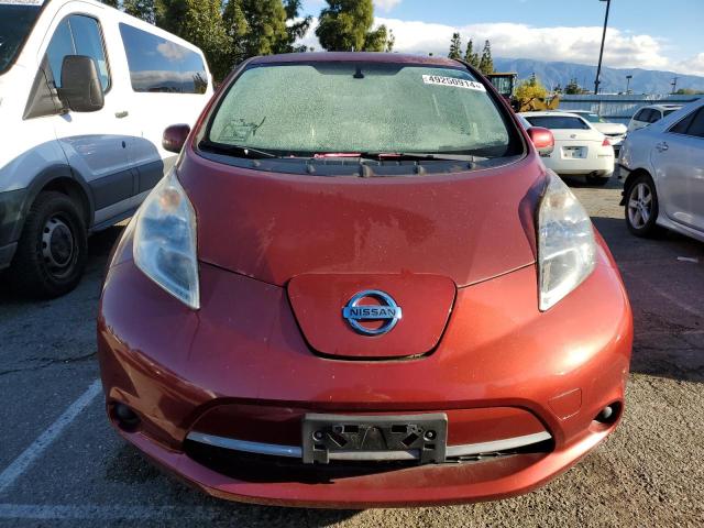 JN1AZ0CP1BT008793 - 2011 NISSAN LEAF SV MAROON photo 5