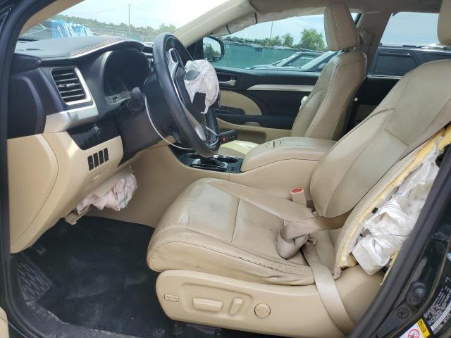 5TDKKRFH2GS145651 - 2016 TOYOTA HIGHLANDER XLE BLACK photo 7