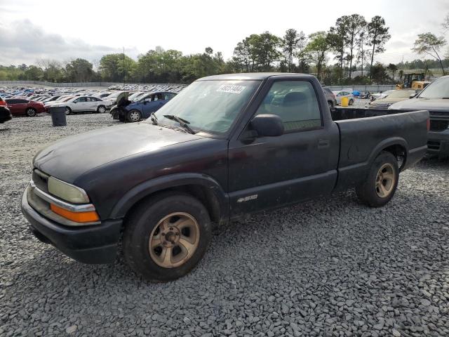 1GCCS145628129268 - 2002 CHEVROLET S TRUCK S10 BLACK photo 1