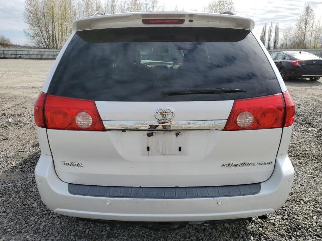 5TDZK22C37S008556 - 2007 TOYOTA SIENNA XLE WHITE photo 6