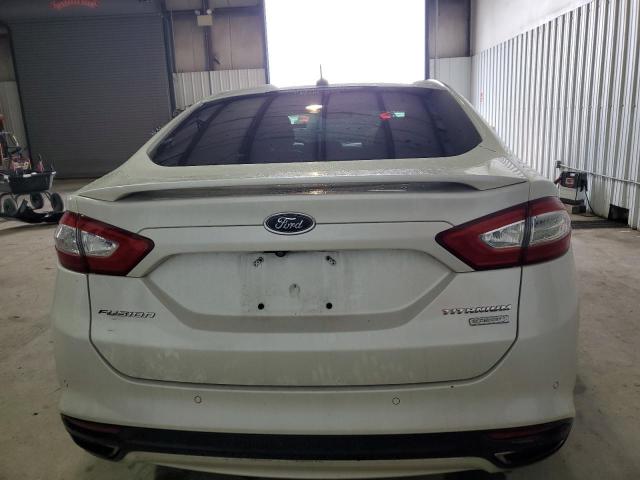 3FA6P0K94ER101119 - 2014 FORD FUSION TITANIUM WHITE photo 6