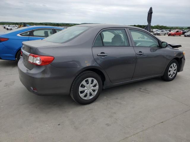 5YFBU4EE2CP053866 - 2012 TOYOTA COROLLA BASE GRAY photo 3