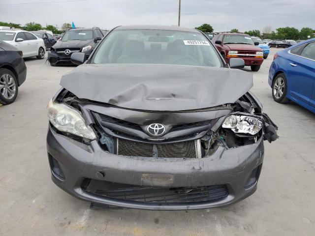 5YFBU4EE2CP053866 - 2012 TOYOTA COROLLA BASE GRAY photo 5