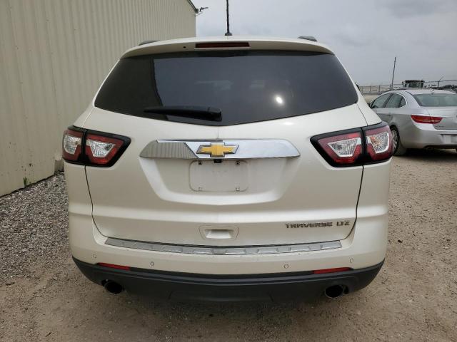 1GNKRJKD5EJ326969 - 2014 CHEVROLET TRAVERSE LTZ CREAM photo 6