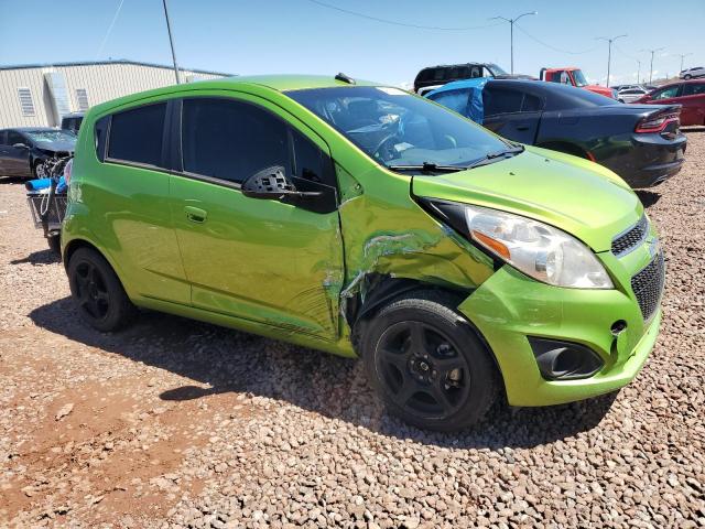 KL8CD6S94EC521883 - 2014 CHEVROLET SPARK 1LT GREEN photo 4