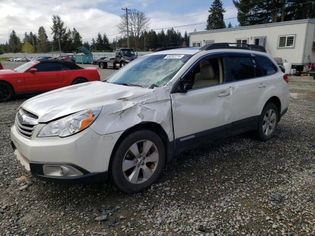 4S4BRBKC0C3279269 - 2012 SUBARU OUTBACK 2.5I LIMITED WHITE photo 1