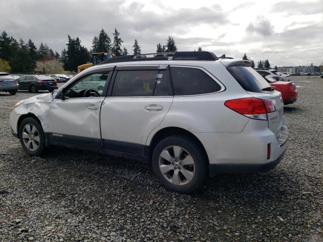 4S4BRBKC0C3279269 - 2012 SUBARU OUTBACK 2.5I LIMITED WHITE photo 2