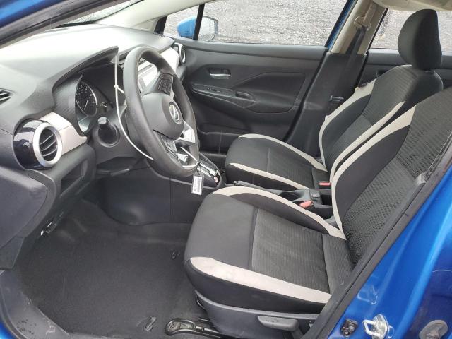 3N1CN8EV2ML852573 - 2021 NISSAN VERSA SV BLUE photo 7