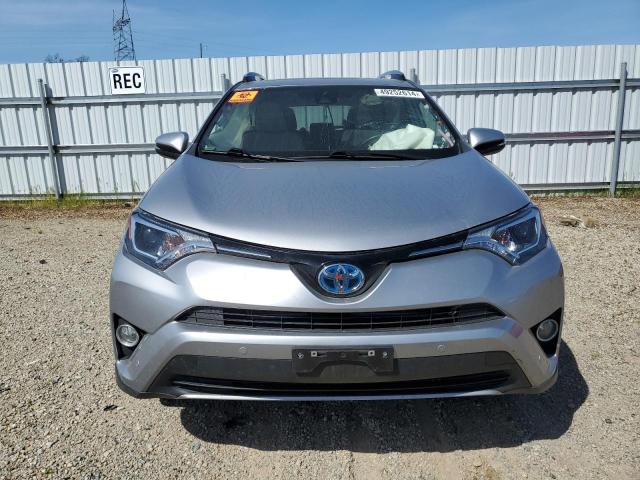 JTMRJREV1HD083150 - 2017 TOYOTA RAV4 HV LE SILVER photo 5