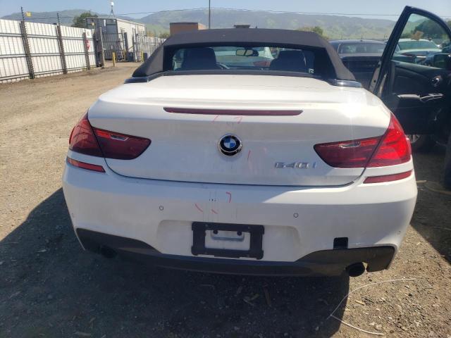 WBALW7C59FD596221 - 2015 BMW 640 I WHITE photo 6