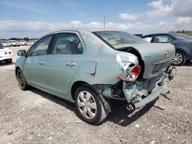 JTDBT923684039885 - 2008 TOYOTA YARIS TURQUOISE photo 2