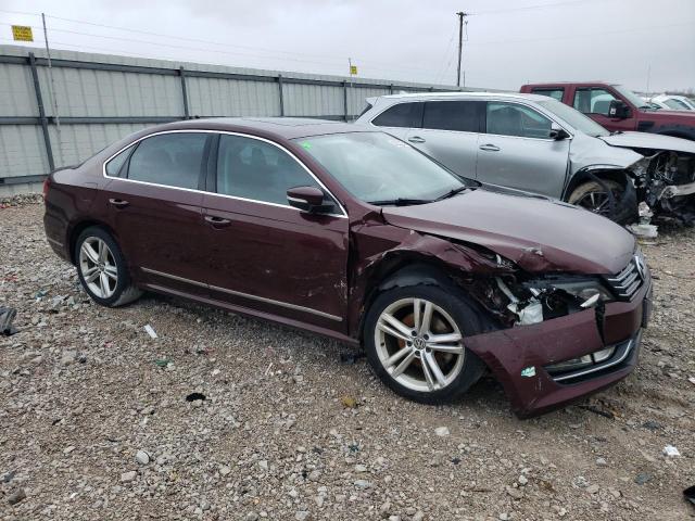 1VWCN7A32EC043449 - 2014 VOLKSWAGEN PASSAT SEL MAROON photo 4