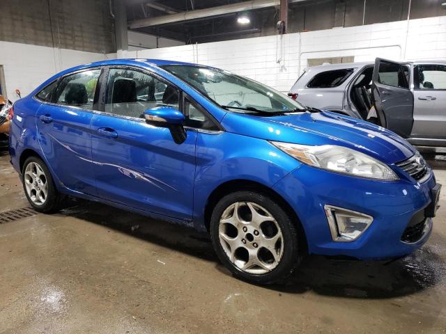 3FADP4CJ2BM119702 - 2011 FORD FIESTA SEL BLUE photo 4