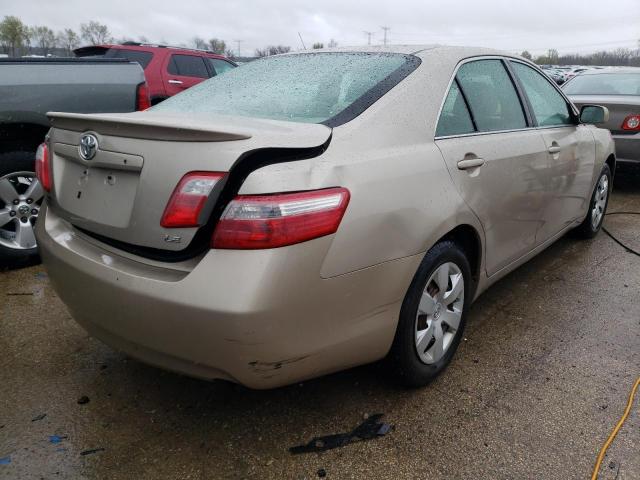 4T1BE46K47U514359 - 2007 TOYOTA CAMRY CE TAN photo 3