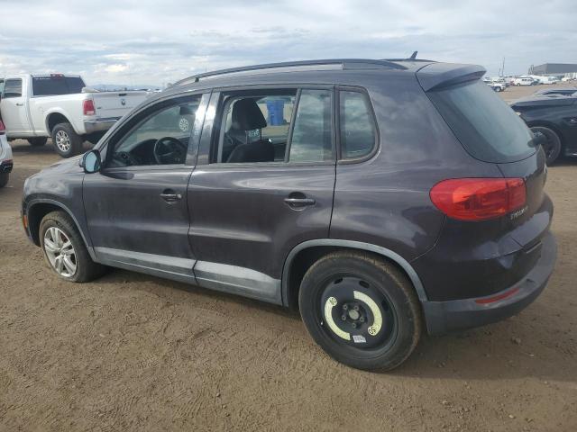 WVGAV7AX6GW588063 - 2016 VOLKSWAGEN TIGUAN S CHARCOAL photo 2