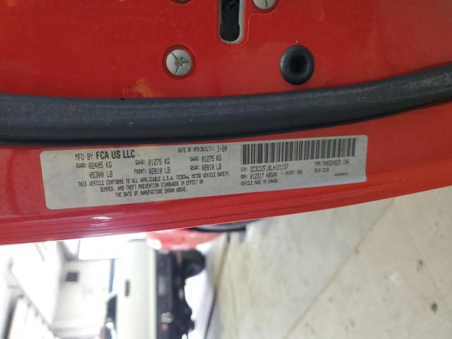 2C3CDZFJ8LH121157 - 2020 DODGE CHALLENGER R/T SCAT PACK RED photo 13