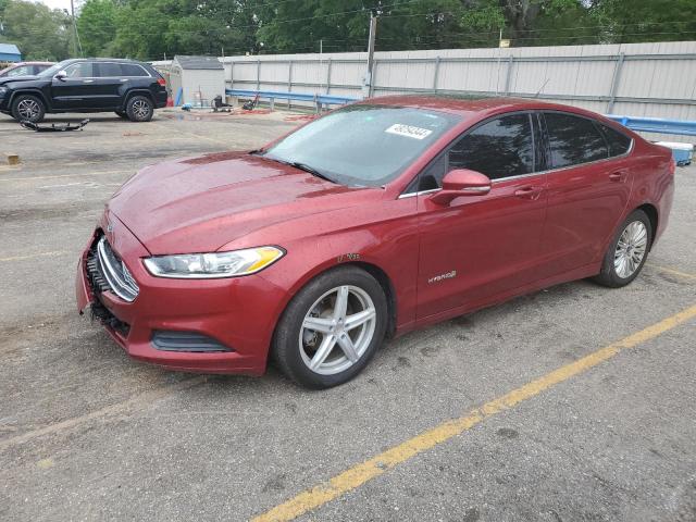 3FA6P0LU9GR102384 - 2016 FORD FUSION SE HYBRID MAROON photo 1