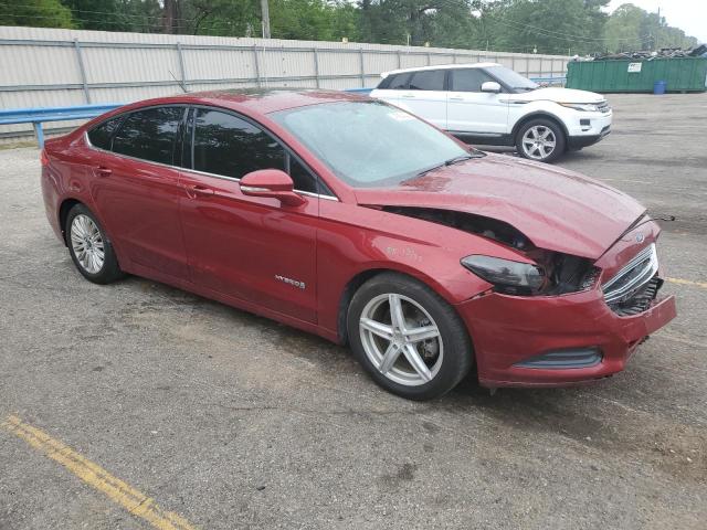 3FA6P0LU9GR102384 - 2016 FORD FUSION SE HYBRID MAROON photo 4