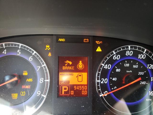 JNKAJ09F78M357025 - 2008 INFINITI EX35 BASE Grafit foto 8